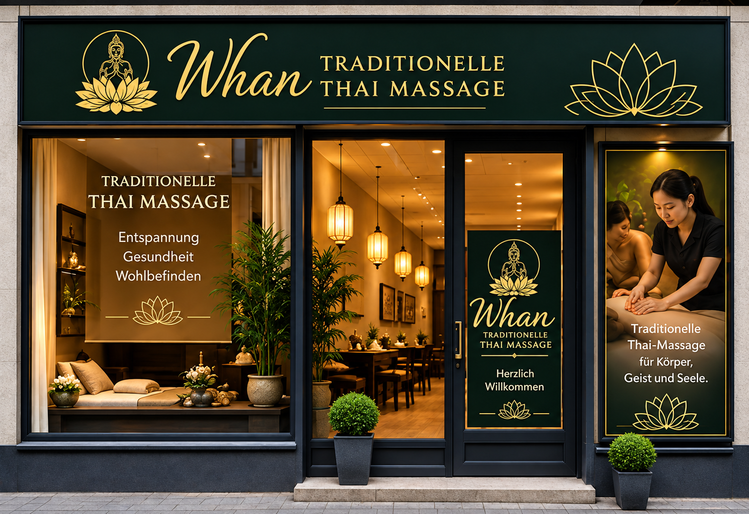 Außenansicht Whan Thai Massage